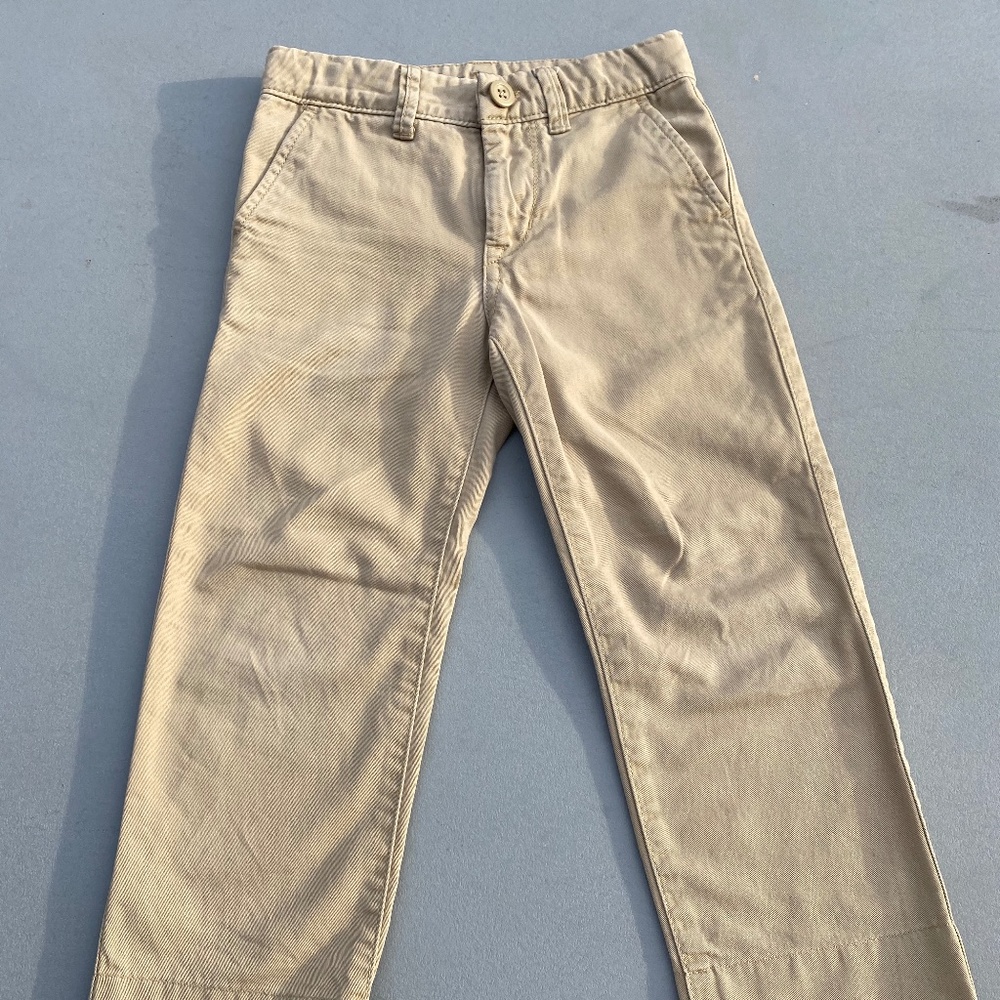 Kids khaki chinos, Size 5